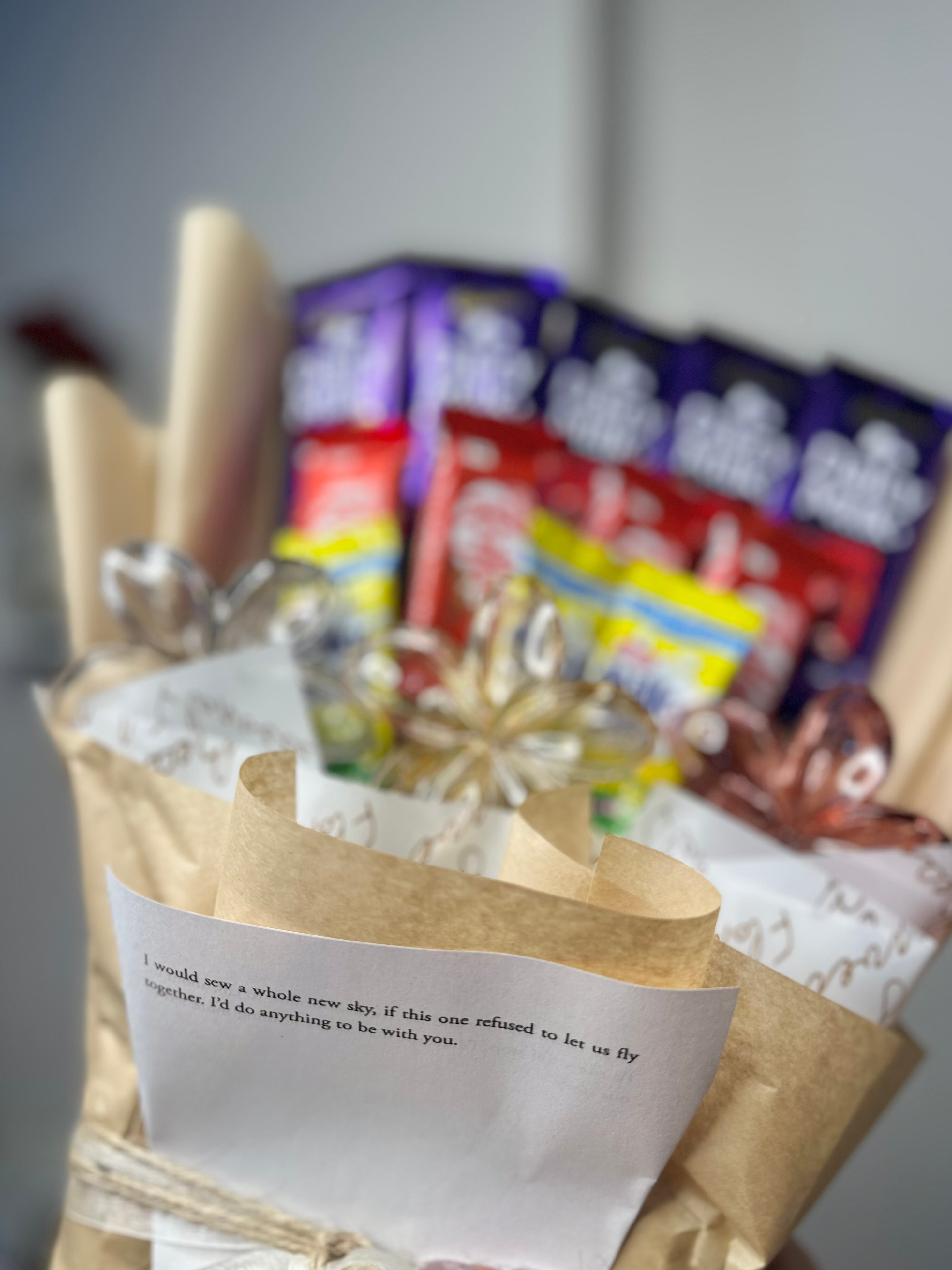 Chocolate/ Claw clip Bouquet